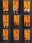 Halloween Themed Wooden Earrings Funny Cartoon Ghost Pumpkin Skull Kitten Long Pendant Party Decoration Earrings
