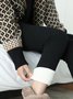 Women Plain Casual Leggings Daily All Season Slim Fit Pants