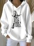 Women Halloween (Halloween Hat) Hooded Cotton Long Sleeve Vintage Holiday Spring/Fall Hoodie
