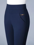 Women Plain Casual Leggings Daily All Season Straight Pants