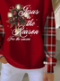 Women Christmas Crew Neck Long Sleeve Casual Holiday Spring/Fall Sweatshirt
