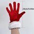Women's Christmas Gloves With Faux Fur Trim Elastic Party Warm Decoration