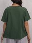 Floral Cotton-Blend Short Sleeve T-shirt