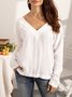 Long Sleeve Casual Cotton Tops