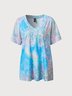 Casual Ombre Short Sleeve T-Shirt