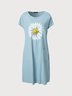 Off Shoulder Loosen Casual Sunflower Short Sleeve Knit Dress