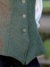 Green Tweed Sleeveless Vintage Jacket