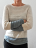 Beige Long Sleeve Wool Blend Sweater
