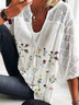 Plus size Floral Casual Tops