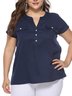 Plus Size Summer Tops Women Casual Tops