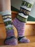 National Wind Crochet Thermal Socks