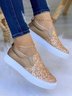 Plain All Season Party Commuting Round Toe Glett Best Sell Pu Loafers Flats for Women