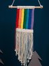 Simple Rainbow Tapestry DIY Material Package Hand Knitting Home Decoration