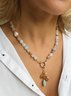 Boho Vintage Natural Crystal Colorful Beaded Necklace Everyday Jewelry Ethnic Style
