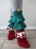 Christmas Tree Gift Pattern Cotton Socks Floor Socks Autumn Winter Warmth Thickening Accessories