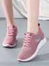 Stylish Lightweight Breathable Mesh Lace-Up Sneakers