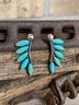Ethnic Style Simple Turquoise Earrings