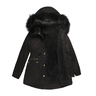 Fluff/Granular Fleece Fabric Casual Loose Plain Coat