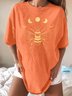 Neojana Sun Eater Bee Design T-Shirt