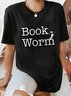 Book Worm Funny Hipster Student T-Shirt