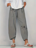Women's Spring Dragonfly Print Casual Pants
