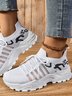 New Cross-border Women's Shoes Breathable Flying Woven Sports Shoes Retro Korean Casual Sports Shoes