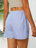 ANNIECLOTH Stripes Women Summer Shorts Shorts