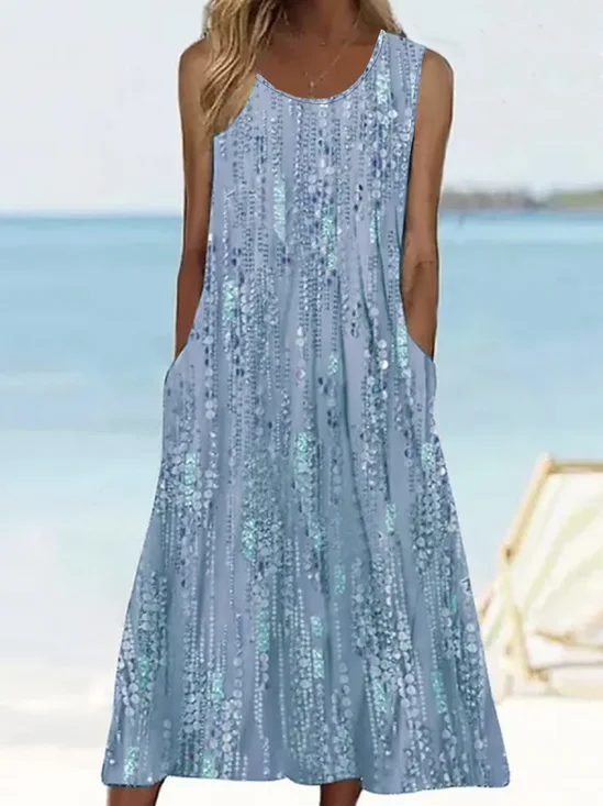 Women's Maxi Dress Floral Vacation Dress